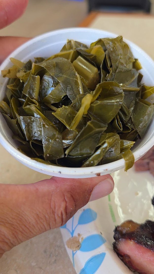 Pulled pork and ribs served hot.