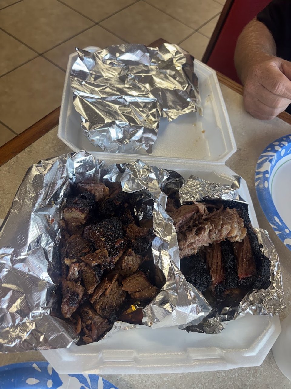 Smoked Brisket Burnt Ends and Ribs